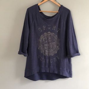 3/4 Sleeve Sweatshirt